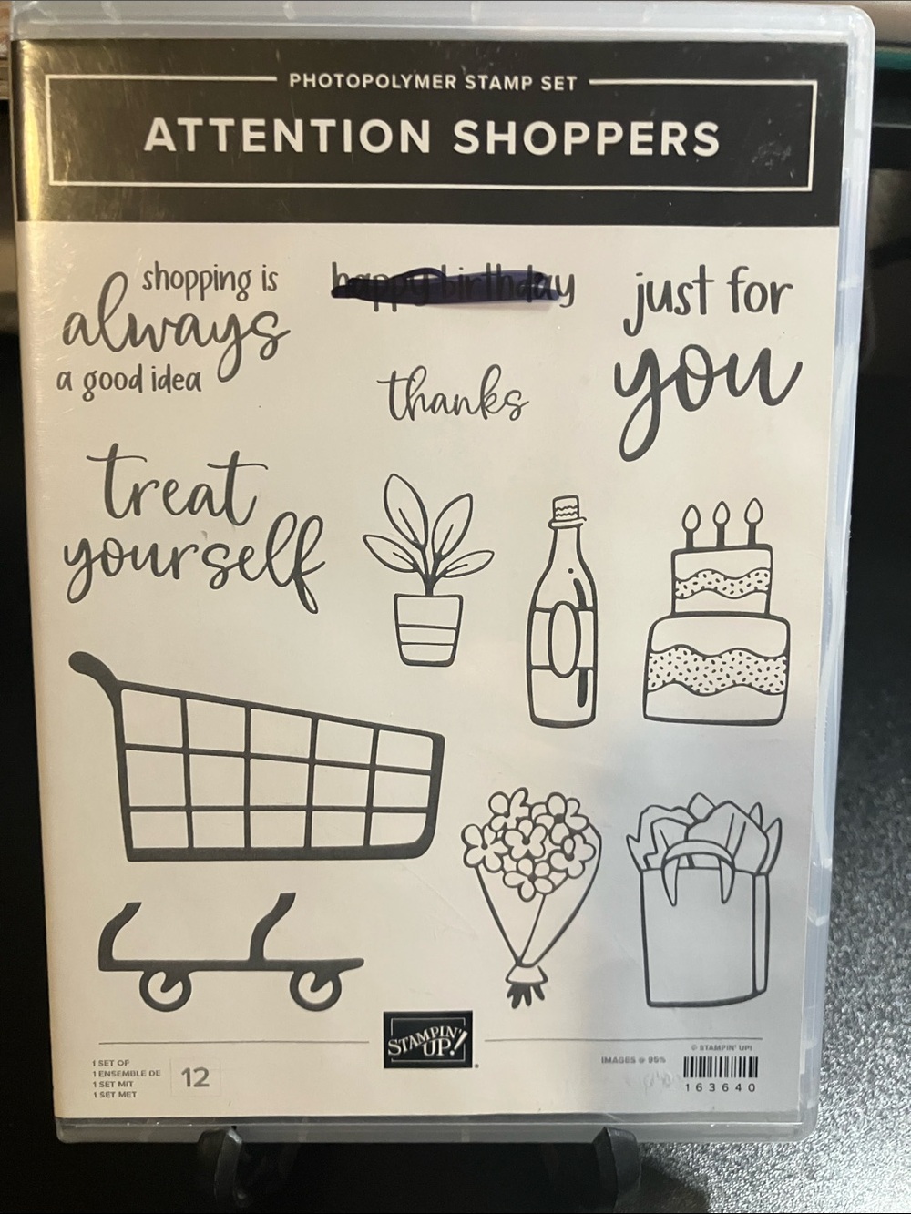 Stampin up stamp and die set and one SU set . Two  miscellaneous stamp sets